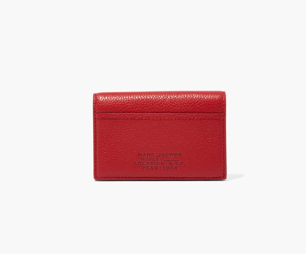 The Leather Small Bifold Wallet (True Red)